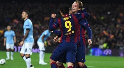 B­a­r­c­e­l­o­n­a­ ­Ş­a­m­p­i­y­o­n­l­a­r­ ­L­i­g­i­­n­d­e­ ­M­a­n­c­h­e­s­t­e­r­ ­C­i­t­y­­i­ ­e­l­e­d­i­